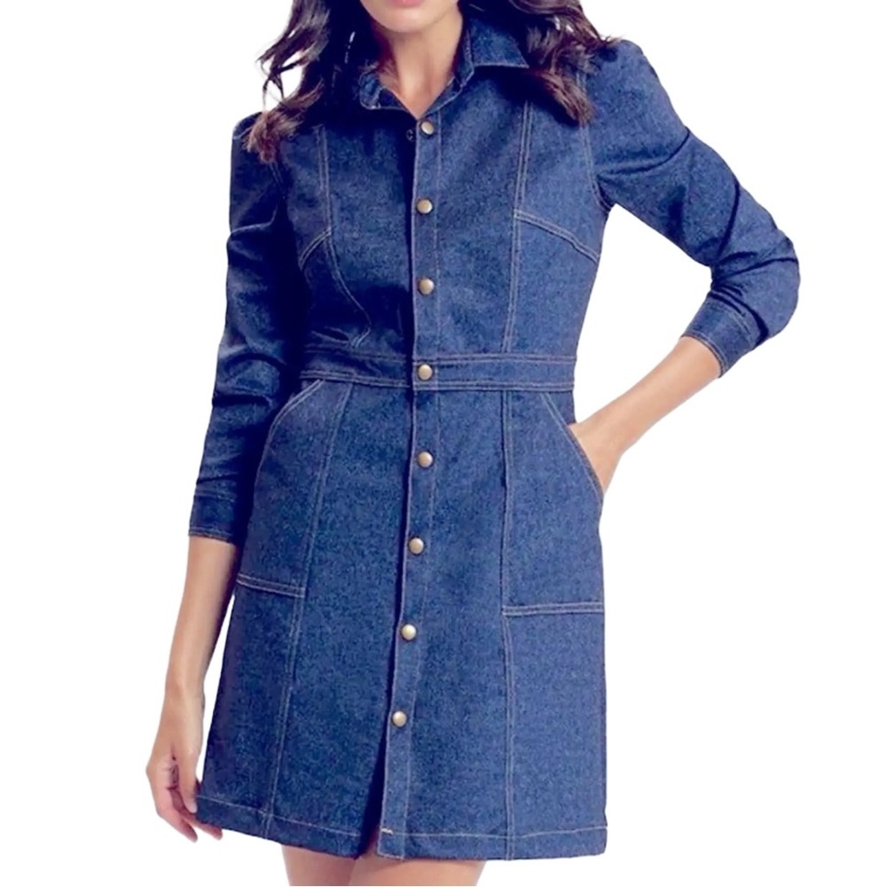 Untuckit Denim Annie Shirt Dress